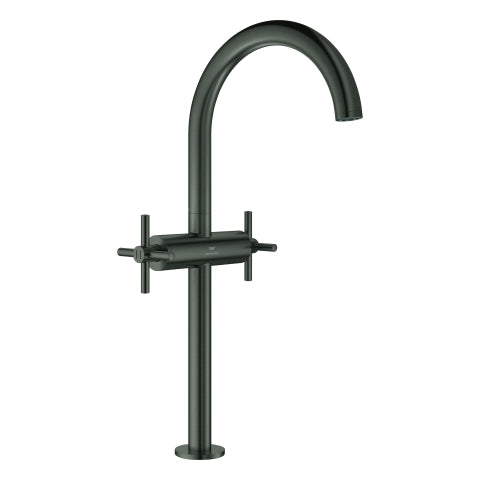 Grohe - WT-Einlochbatterie Atrio 21149 XL-Size Kreuzgriff hard graphite geb