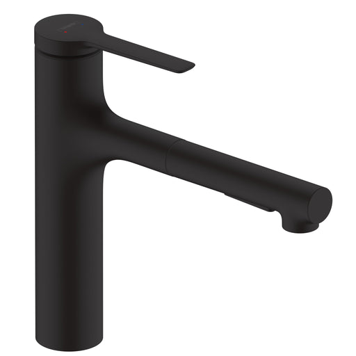 Hansgrohe - Spültischmischer 160 Zesis M33 Ausziehbrause 2jet mattschwarz