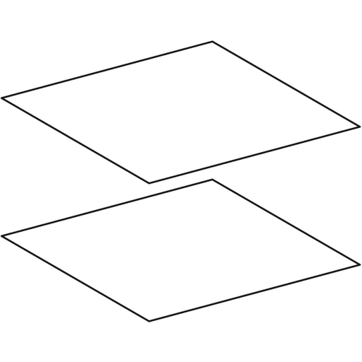 Geberit Vertriebs - Set Antirutschmatten für Unterschrank für Waschtisch, Breite 120 cm