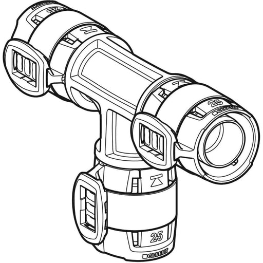 Geberit Vertriebs - FlowFit T-Stück egal PPSU, d50