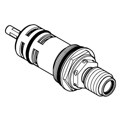 Grohe - Thermoelement 47379 3/4 warm rechts
