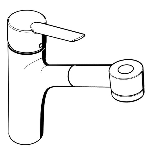 Hansgrohe - Spültisch EHM TALIS S 32841000 chrom m.Ausziehbrause