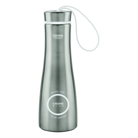 Grohe - Trinkflasche BLUE 40848 Flasche aus Edelstahl Volumen 450 ml