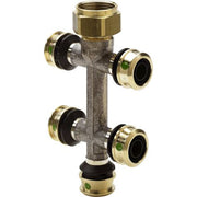 Viega - Verteiler RAXOFIX 5326.09 16mmx3/4 - 5fach Siliziumbronze