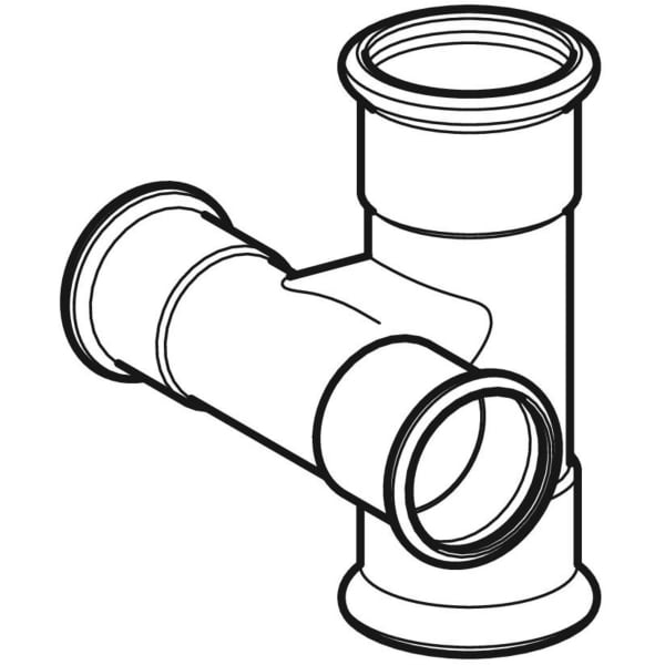 Geberit Vertriebs - Rotguss Kreuzstück 90 Grad Durchmesser: 15 - 15mm, # 61504