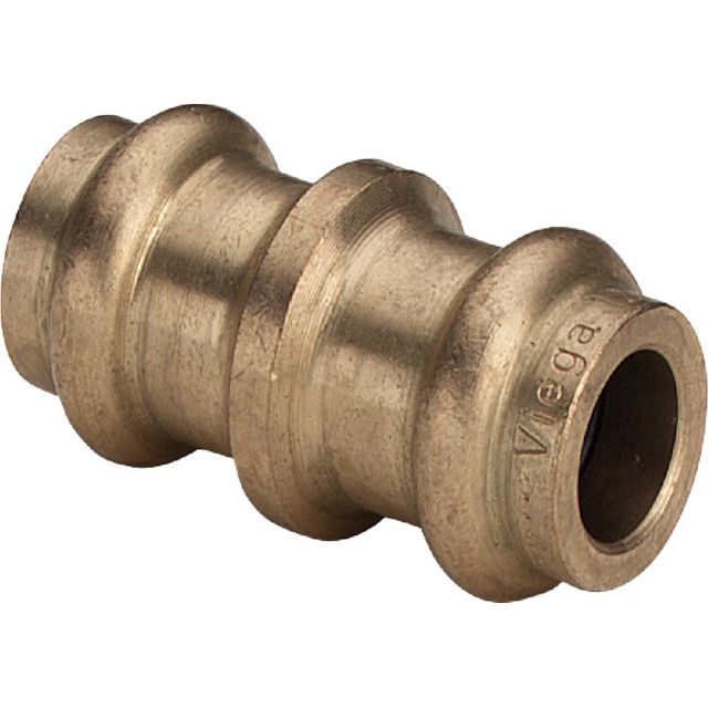 Viega - Muffe SANPRESS 9778.0 12x10mm Siliziumbronze