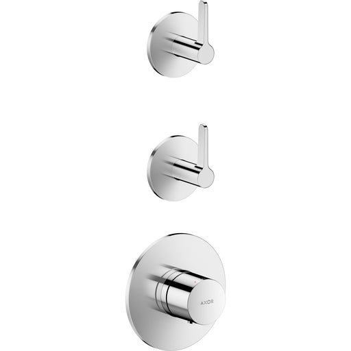 Hansgrohe - Thermostatmodul Unterputz AXOR One für 2 Verbraucher mit Hebelgriff chrom