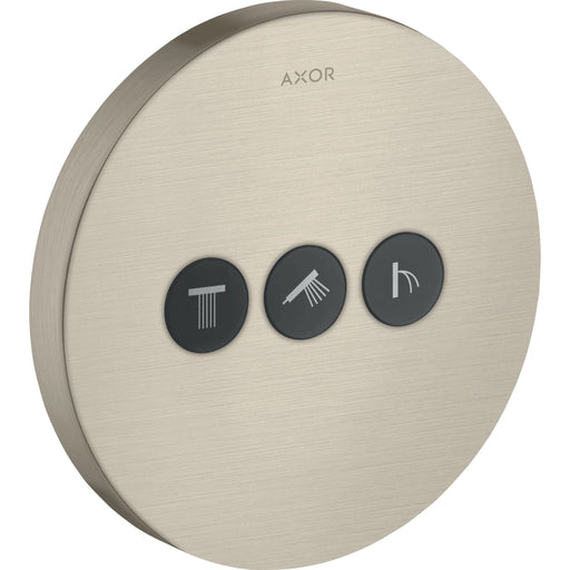 Hansgrohe - Absperrventil UP AXOR Showerselect Fertigset 3 Verbraucher rund BN