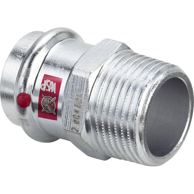 Viega - Übergangsstück PRESTABO 1111 35mm x 11/2 AG Stahl verzinkt