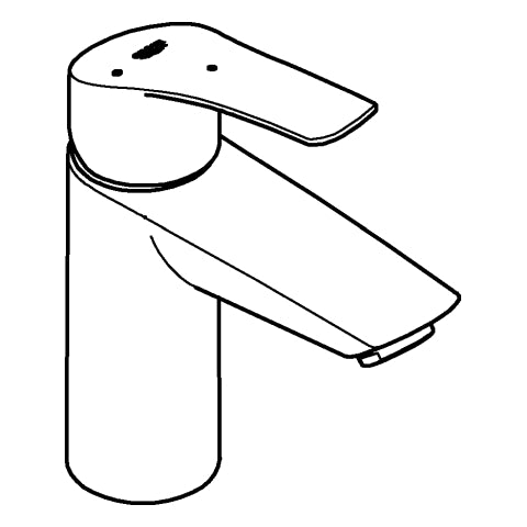 Grohe - EH-WT-Batterie Eurosmart 32926_3 S-Size MST kalt Z.Ablaufgrt. matte black