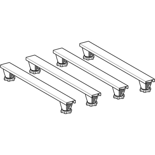 Geberit Vertriebs - Set Füße und 4 Traversen 700mm H:9-21cm, für Duschwanne aus Steinharz