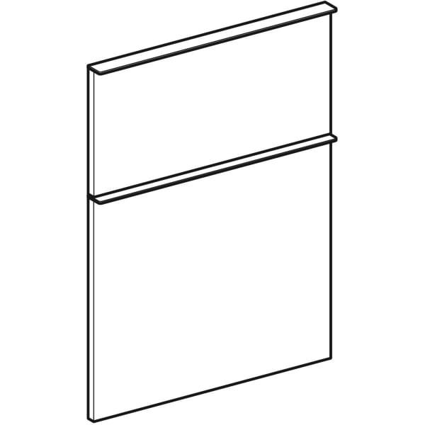 Geberit Vertriebs - Schubladenfront Lava matt, 2 Stück zu ICON 841046