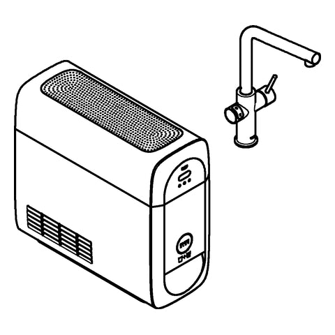 Grohe - BLUE Home Starter Kit 31454 Bluetooth/WIFI L-Auslauf chrom