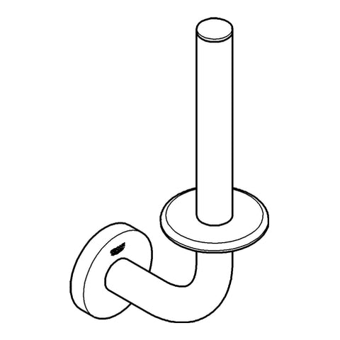 Grohe - Reservepapierhalter ESSENTIALS 40385 Wandmontage Metall supersteel