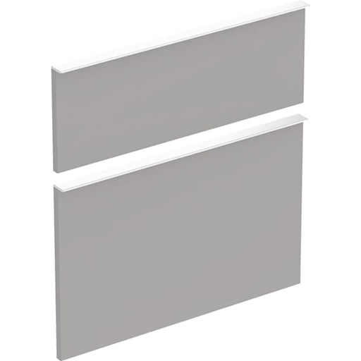 Geberit Vertriebs - Schubladenfront Platin, 2 Stück zu ICON WTU 840362