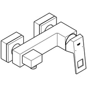 Grohe - Brause EHM AP EUROCUBE 23145 Wandmontage eigensicher chrom