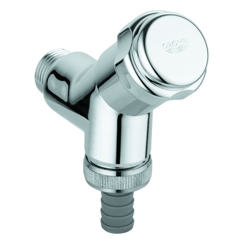 Grohe - WAS-Anschlussv. Schrägsitzausf. 41010 Design-Gr. DN15 m. RV chrom