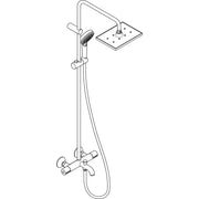 Hansgrohe - Showerpipe 230 1jet VERNIS Shape chrom mit Wannenthermostat