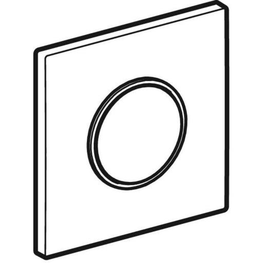 Geberit Vertriebs - Typ 10 BetPl. für UR-Strg. pneum. Sp Round, gebürstet, Etc / poliert
