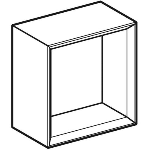 Geberit Vertriebs - iCon Regal quadratisch 22,5x23,3x13,2cm, Eiche natur