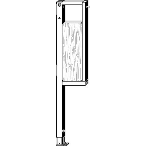 Viega - Befestigungs Element PREVISTA Dry 8570.32 für links Stützgriffe 1120mm