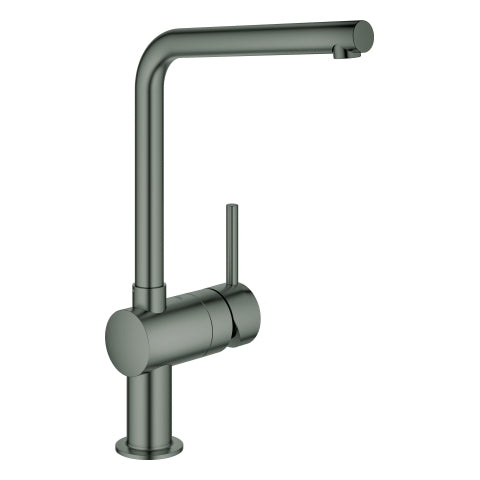 Grohe - Einhand-Spültischbatterie MINTA 31375 L-Auslauf hard graphite gebürstet