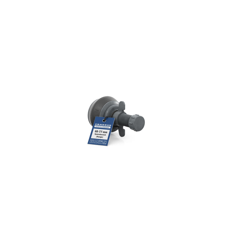 CRASSUS - Schnellverschlussstopfen CSV 70 PVC 60-77mm, 0,5 bar, L:100mm, EPDM/PVC