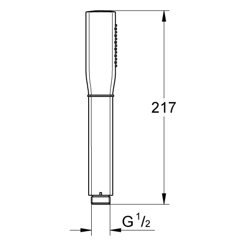 Grohe - Handbrause Grandera Stick 26852 1 Strahlart 6,6 l/min chrom