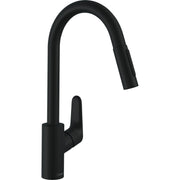 Hansgrohe - Spültischmischer 240 FOCUS mattschwarz mit Ausziehbrause