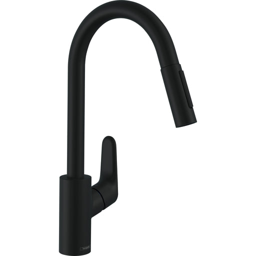 Hansgrohe - Spültischmischer 240 FOCUS mattschwarz mit Ausziehbrause