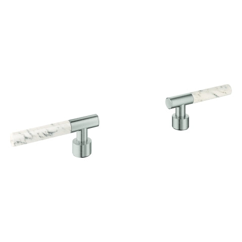 Grohe - Hebelgriffe Atrio Private C. 48458 White Attica Caesarstone supersteel