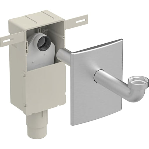 Geberit Vertriebs - UP-Geruchsverschluss für Waschbecken Abgang horizontal Edelstahl d50-56