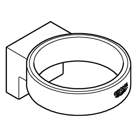 Grohe - Halter SELECTION 41027 für Glas/Seifenspender cool sunrise geb