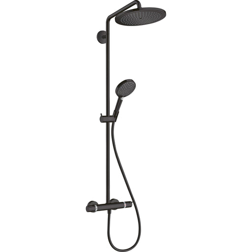 Hansgrohe - Showerpipe CROMA Select S 280 mit Raindance Handbrause mattschwarz