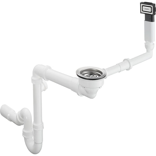 Hansgrohe - Manuelle Ab- und Überlaufgarnitur Einzelbecken Granit D16-10