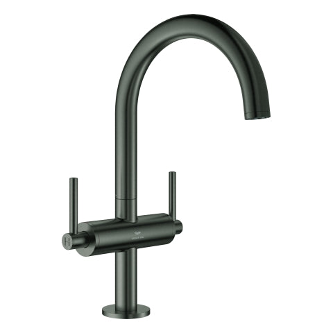 Grohe - WT-Einlochbatterie Atrio 21145 DN15 L-Size Hebelgr. hard graphite geb