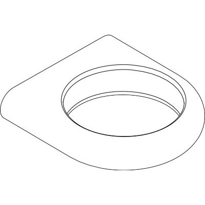 Hansgrohe - Abdeckung Axor Logo für Halteelement chrom