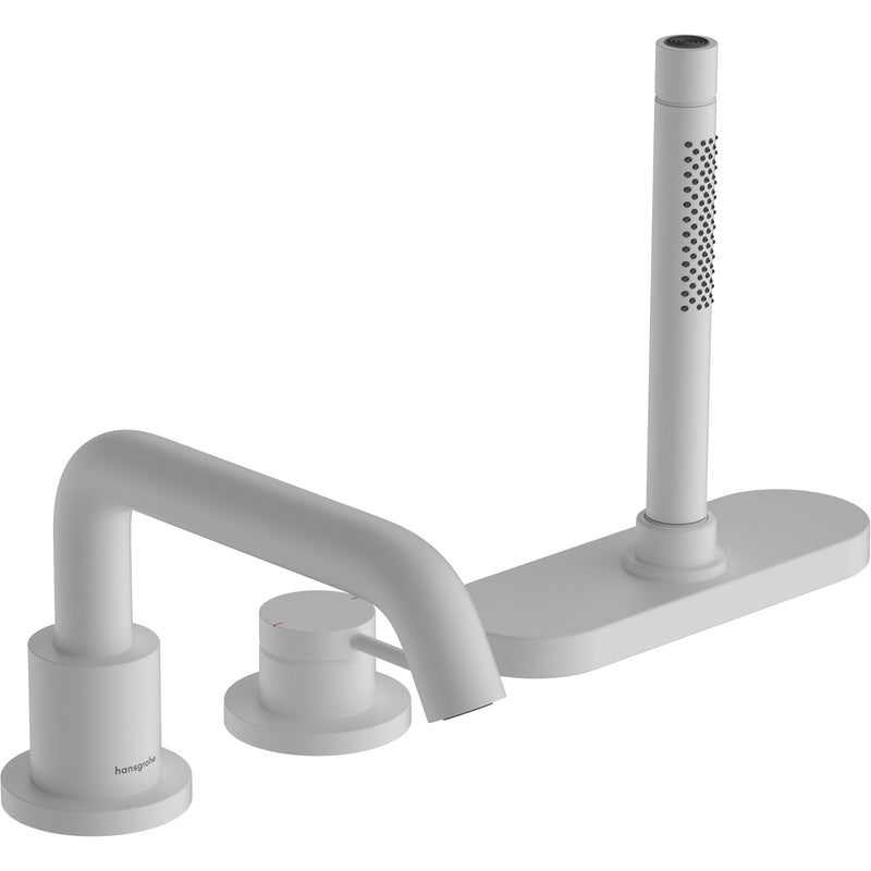 Hansgrohe - TECTURIS S 3-Loch Wannenrandmischer mit sBox mattweiß