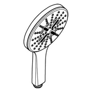 Grohe - Handbrause RAINSHOWER 130 SmartActive 26574 9,5l supersteel