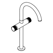 Grohe - WT-Einlochbatt. Atrio Private C. 21142 XL-Size Knopfbetätigung supersteel