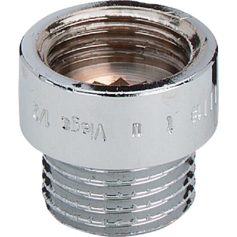 Viega - Hahnverlängerung 1/2 x 20mm 3526, Rotguss verchromt