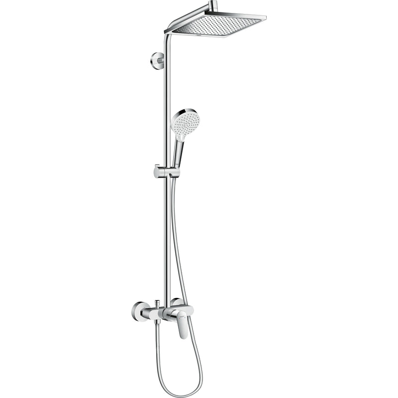 Hansgrohe - Showerpipe CROMETTA E 240 Einhebelmischer chrom