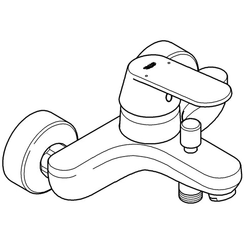 Grohe - Wannen EHM AP EUROSMART C 32831 1/2 Wandmontage chrom