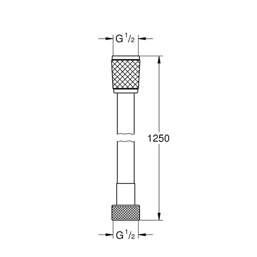 Grohe - Brauseschlauch Relexaflex 28150_2 1250mm chrom