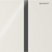 Geberit Vertriebs - Typ 40 UR-Strg. m. elektron. Sp-Ausl. Batt.-Betr., Square, Glas, sand-grau