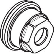 Hansgrohe - Spannmutter für Ab-/Umstellventil