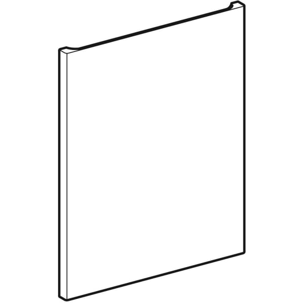 Geberit Vertriebs - Tür, Eiche, RENOVA Nr.1 Plan HWB-US, Modell 869053