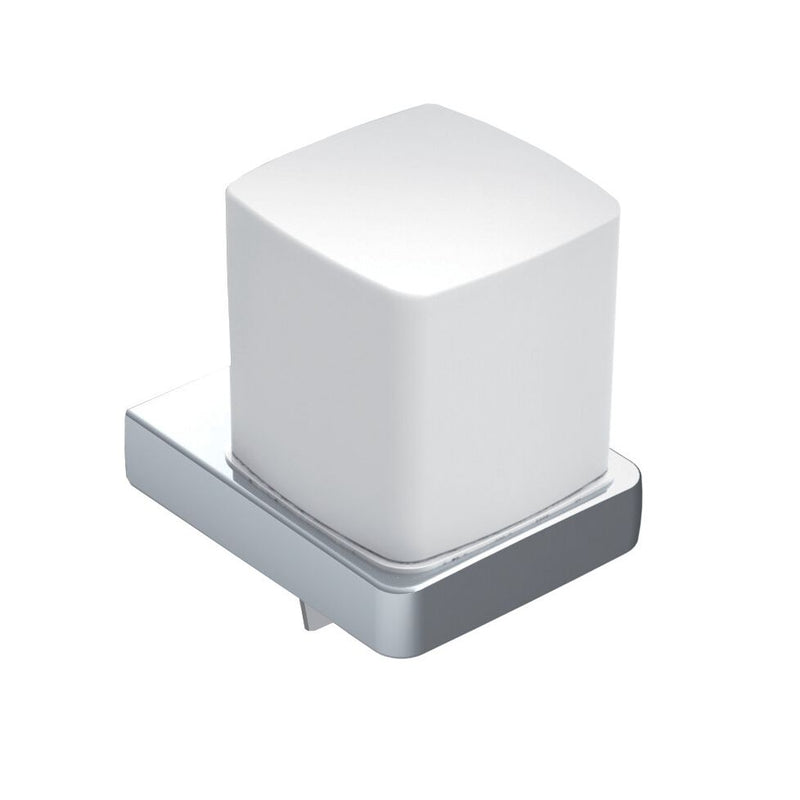 EMCO Bad - Einhand-Seifenspender trend 00101 Glasteil satiniert chrom