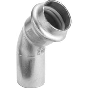 Viega - Bogen 45 Grad SANPRESS Inox G 0226.1 Gas 28mm Edelstahl