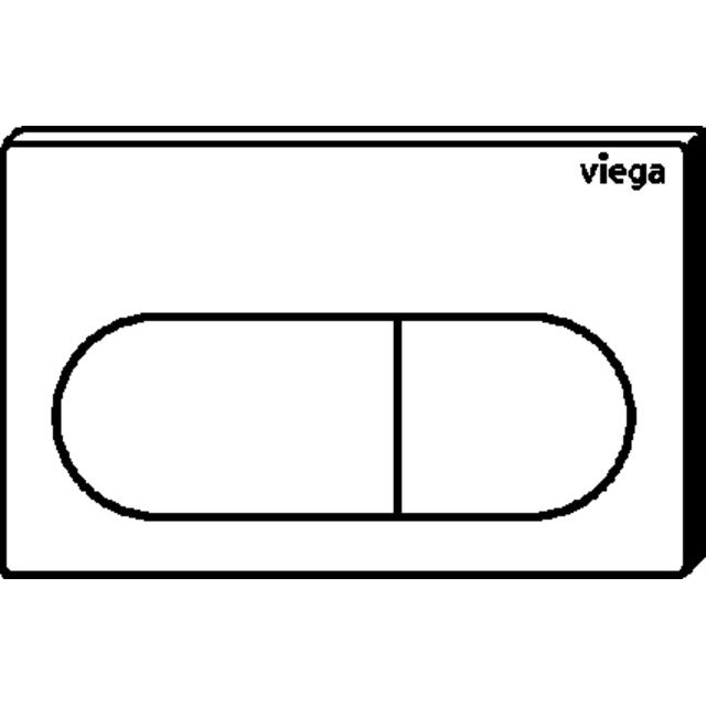 Viega - WC Betät.-Pl. VISIGN for Life 6 8602.1 aus Kunststoff edelmatt